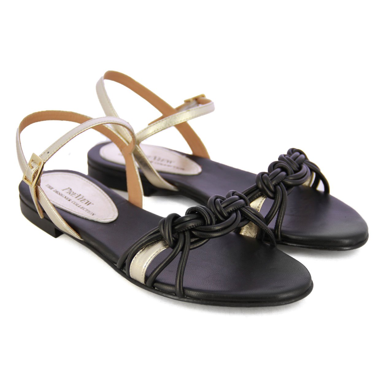 Valencia Platform Sandal -Black - Image 2