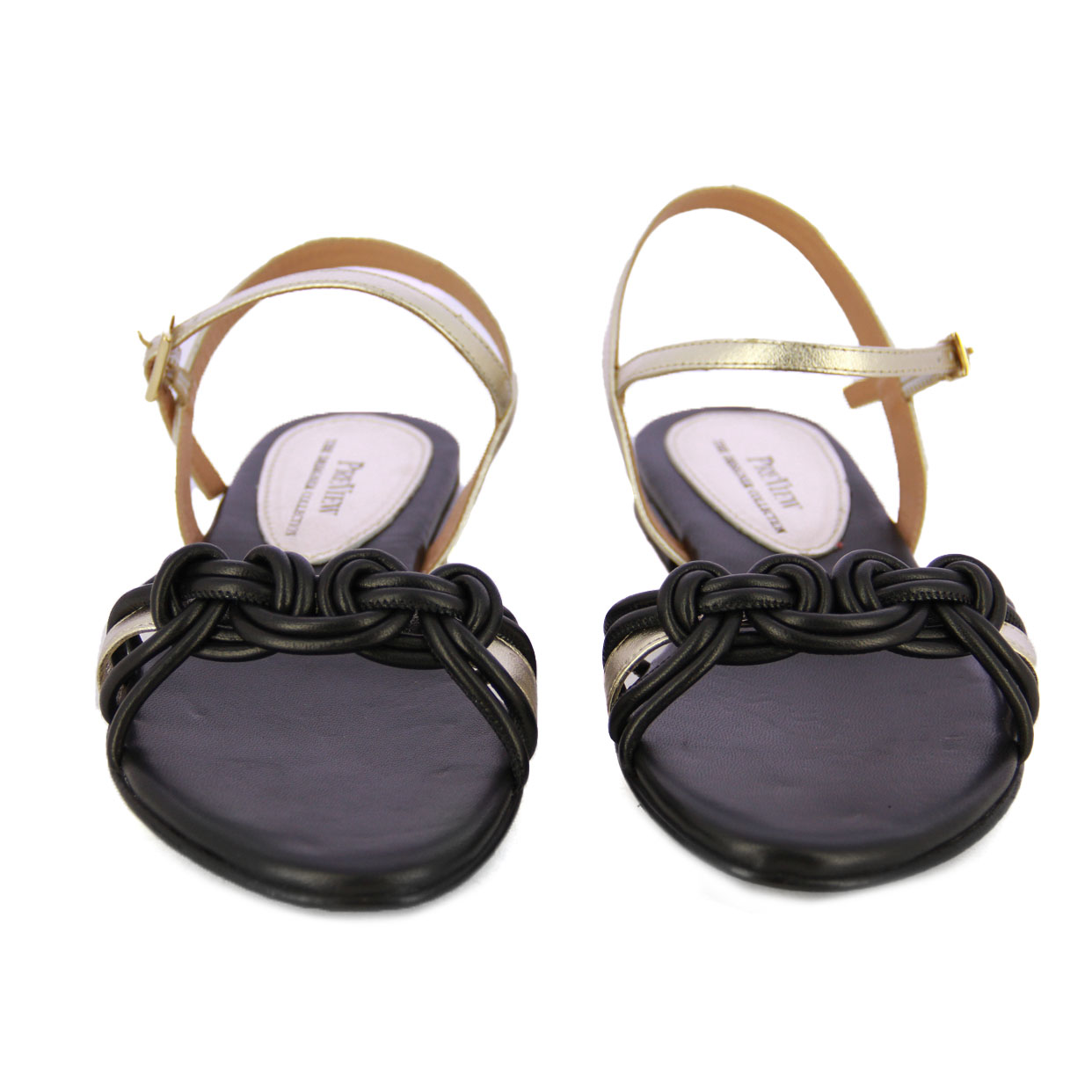 Valencia Platform Sandal -Black - Image 3