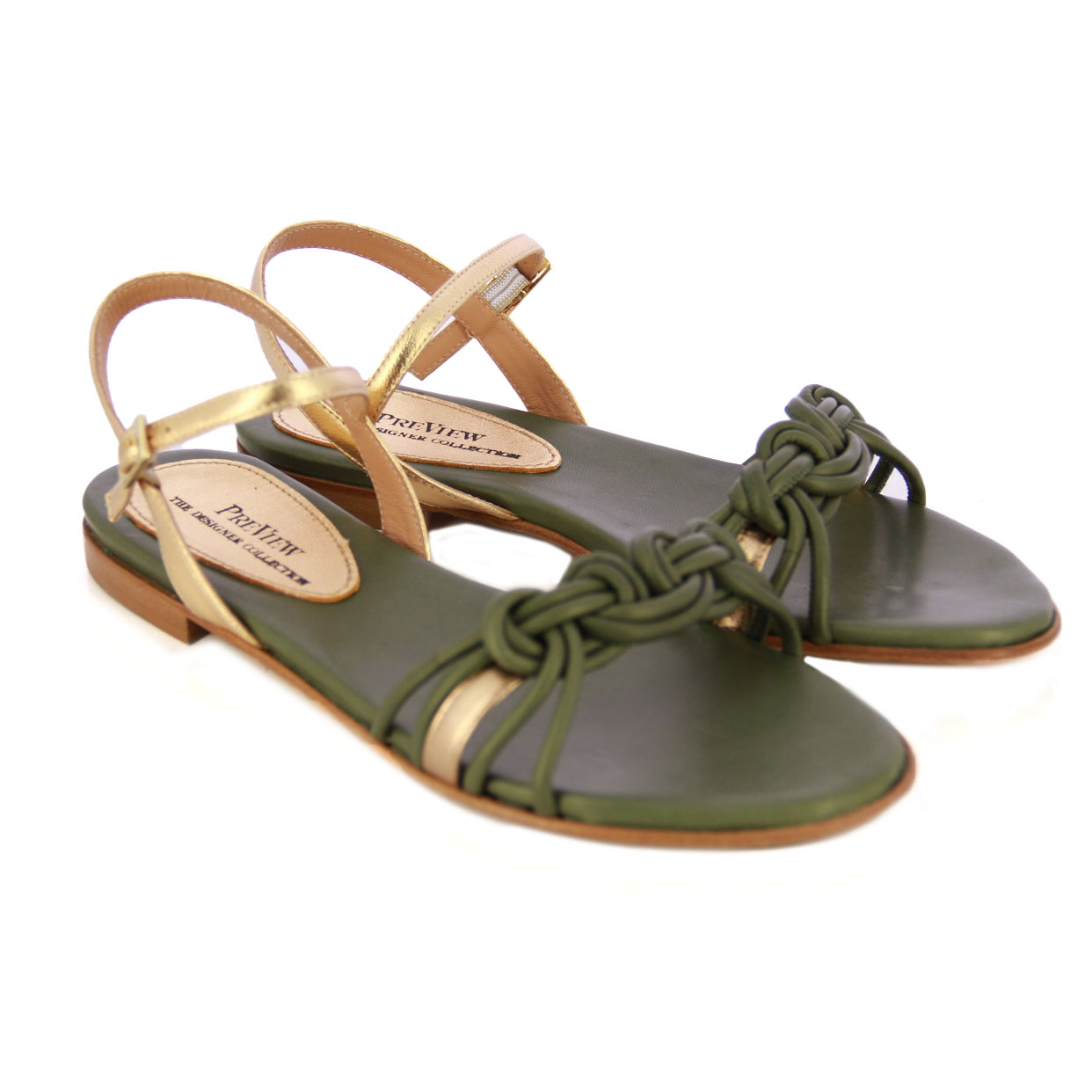 Valencia Platform Sandal -Green - Image 2