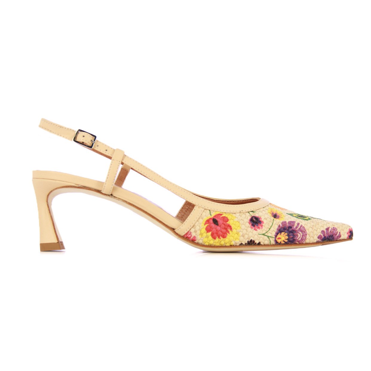 Floral Slingbacks -Multi
