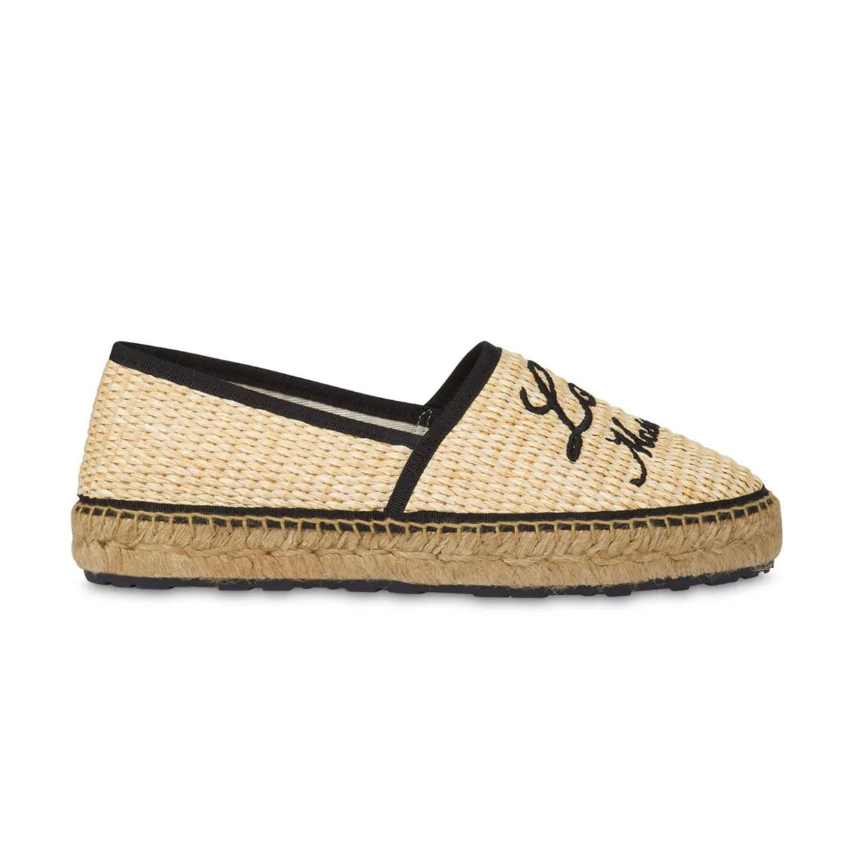 Espadrilles -Natural/Black