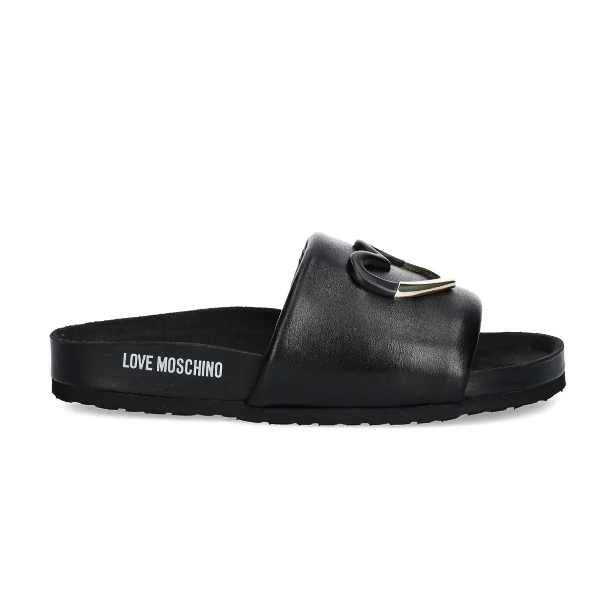 Heart Logo Slides -Black