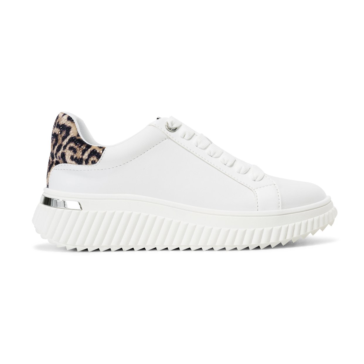Lobeco Lace-Up Platform Sneaker -White