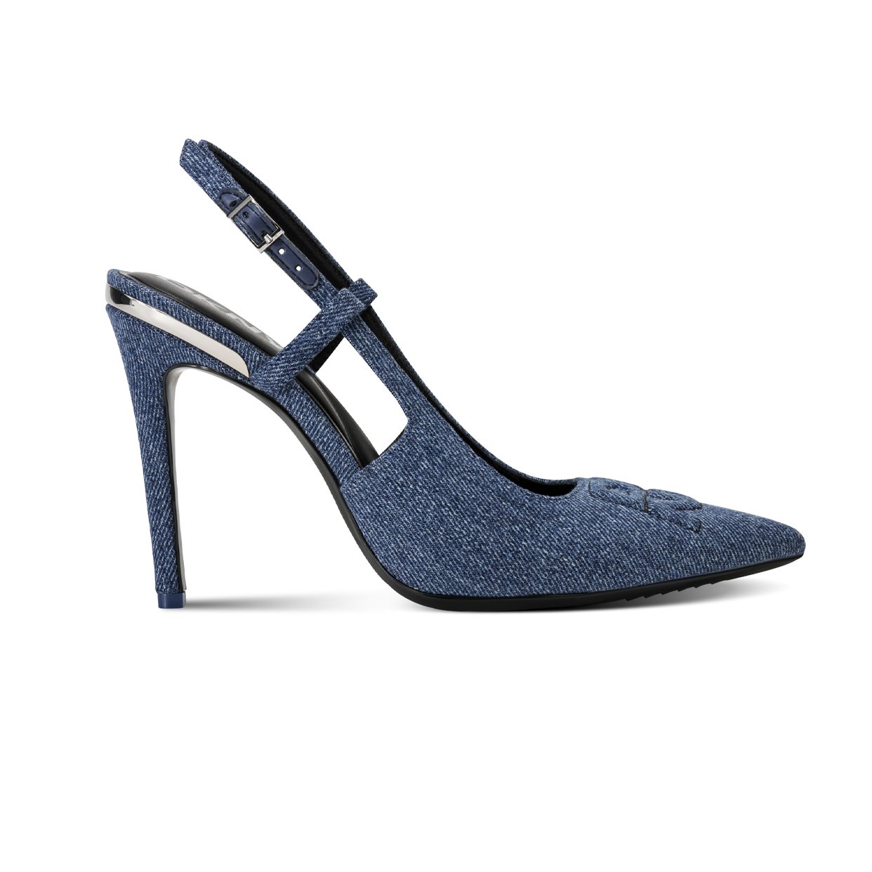 Mediville Slingback Pump -Dark Blue