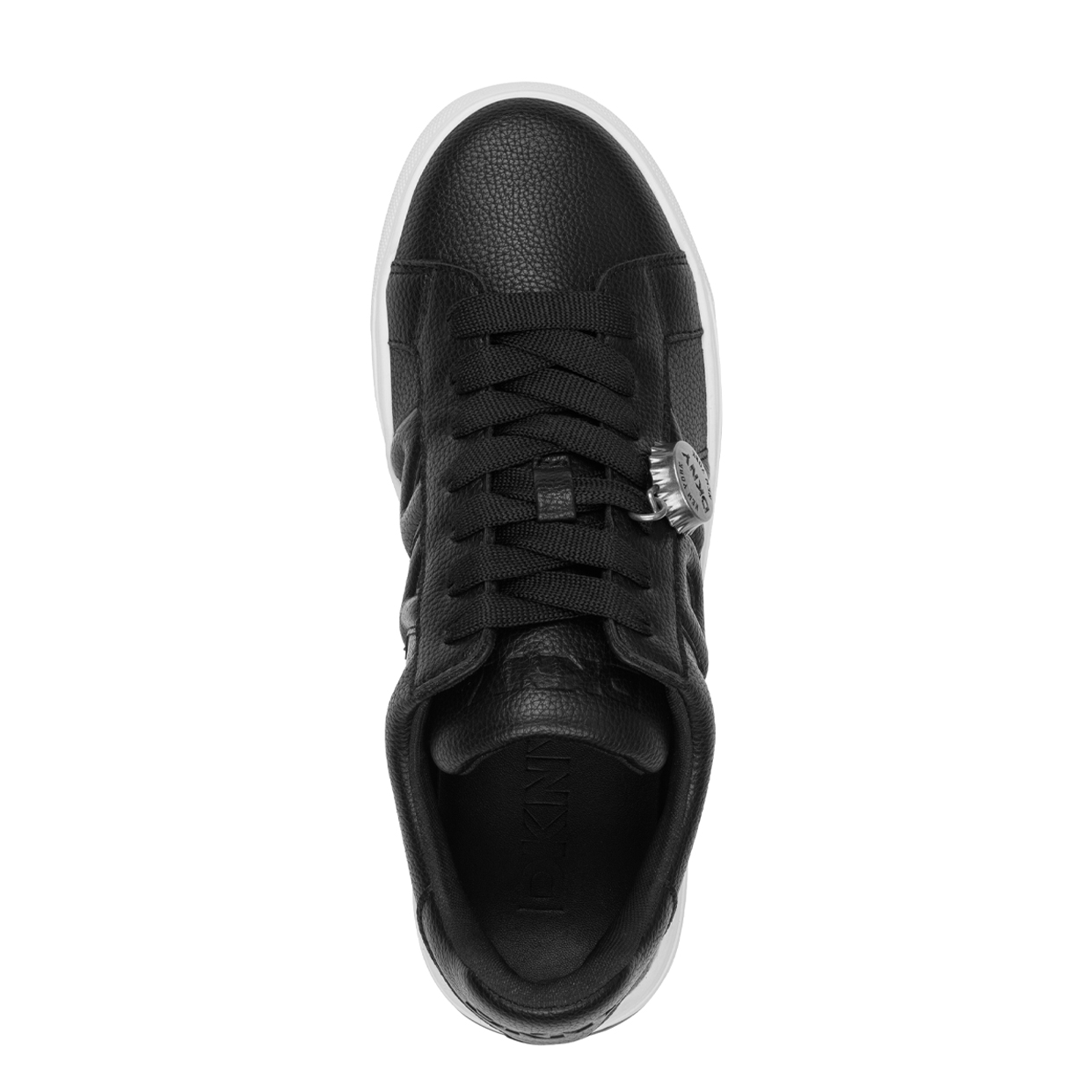 Aisling Lace-Up Sneakers -Black - Image 3