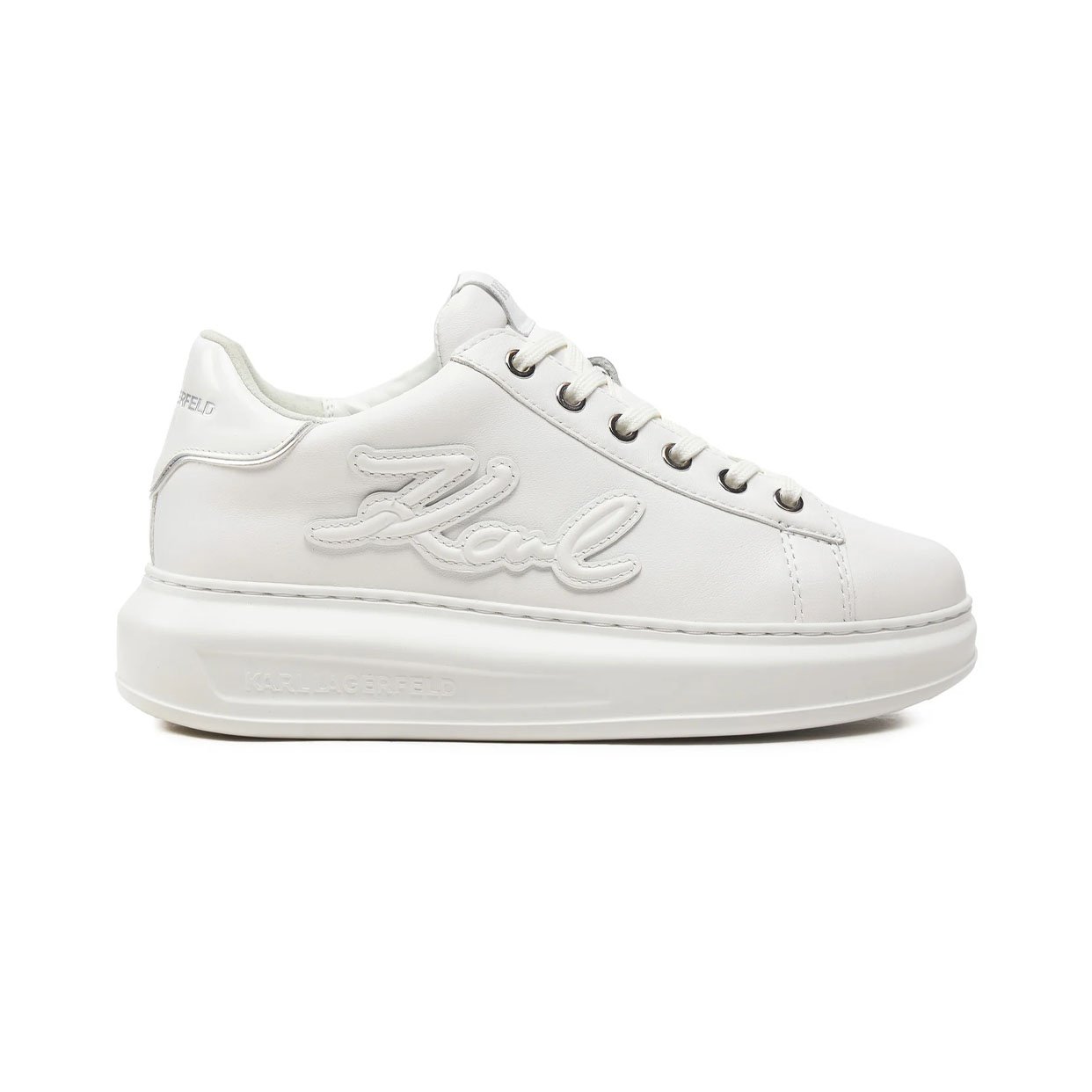 Kapri Signia Emboss Lo Lace Sneaker -White