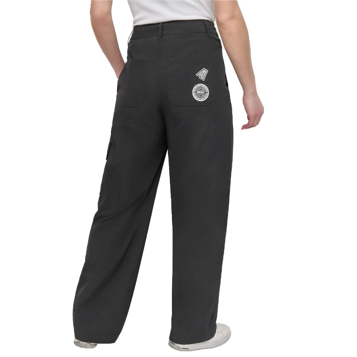 Rumped Tech Nylon Pins N Patch Pants -Black - Image 4