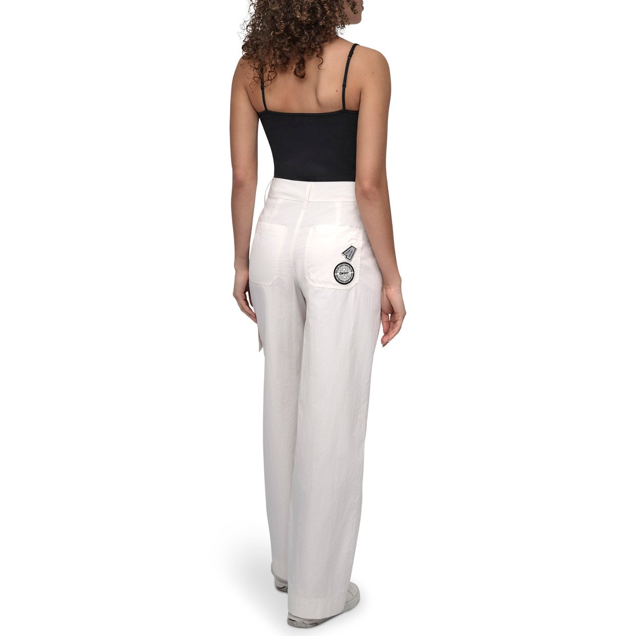 Rumped Tech Nylon Pins N Patch Pants -Ivory - Image 4