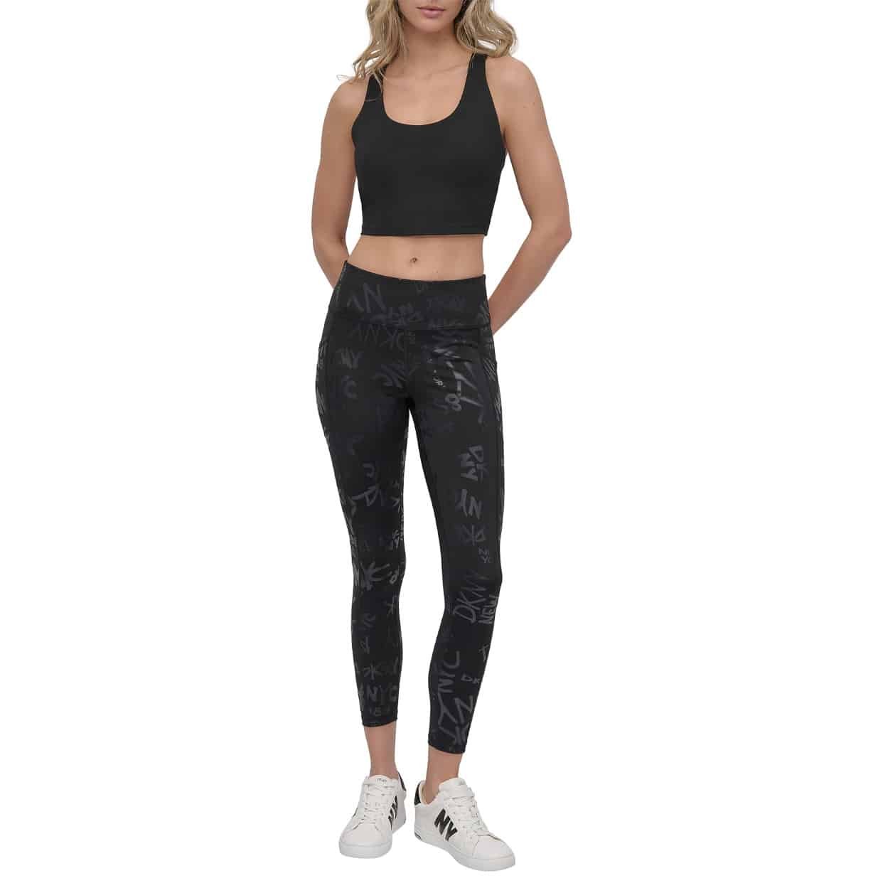Mid Rise 7/8 Leggings -Black