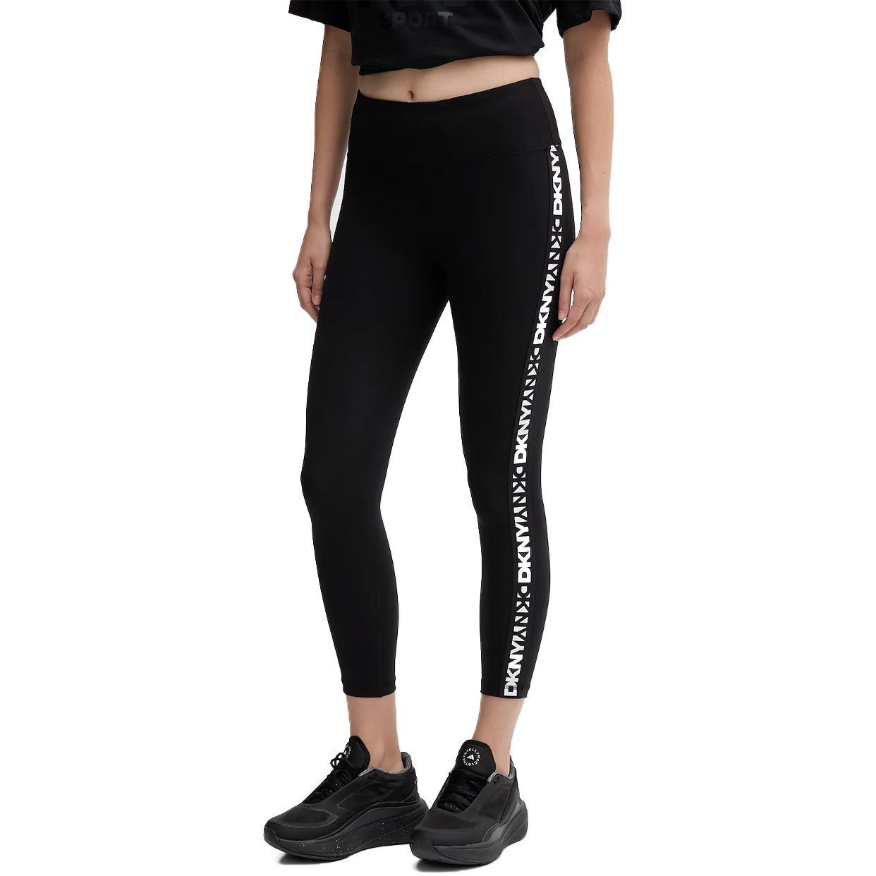 Balance Compression High Waisted Leggings -Black/White - S