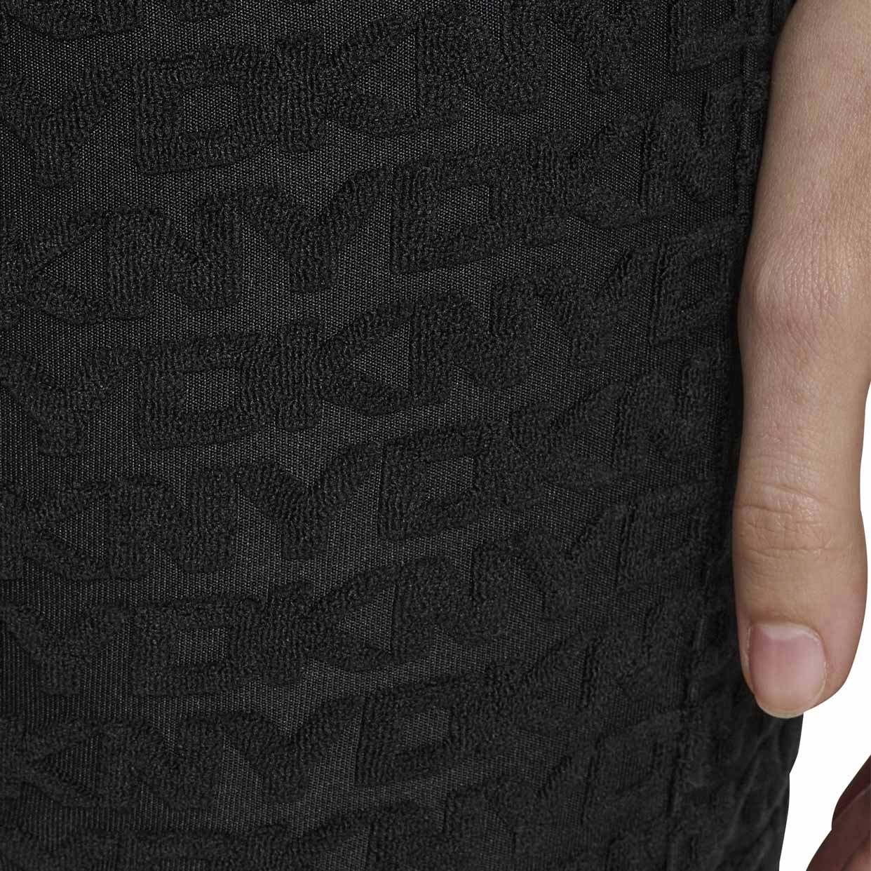 Logo Jacquard Dress -Black - Image 4