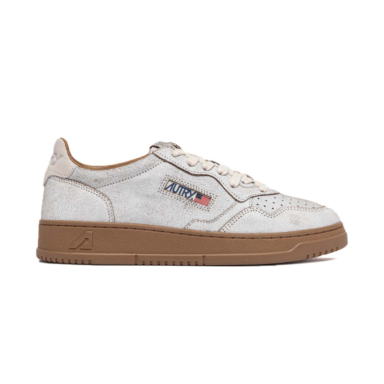 Medalist Low Sneakers -White/Tobacco