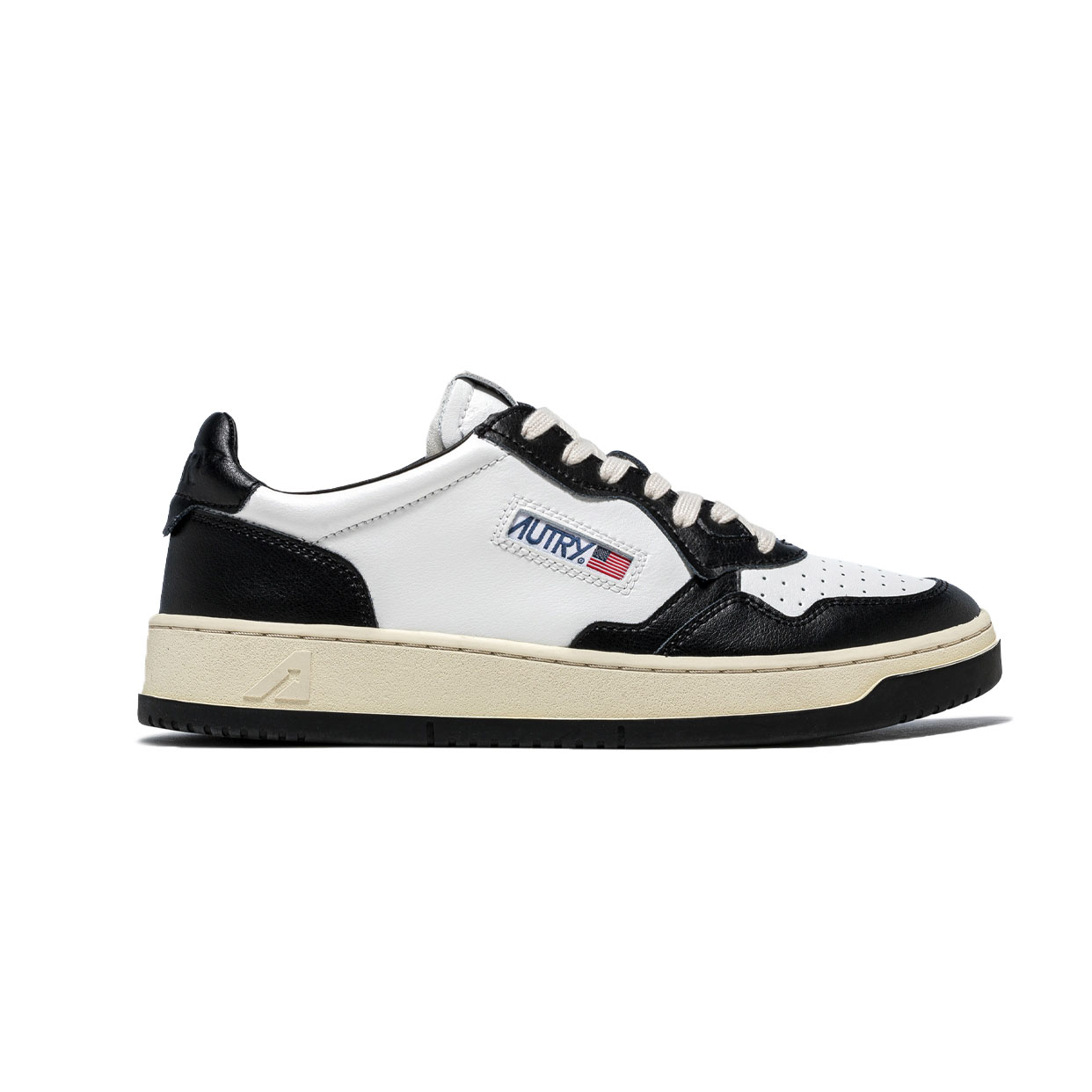 Medalist Low Bicolor Sneakers -White/Black