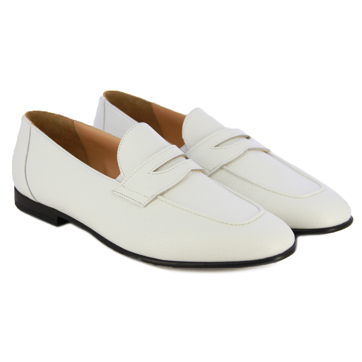 Formal Slip-On Loafer -White - Image 2
