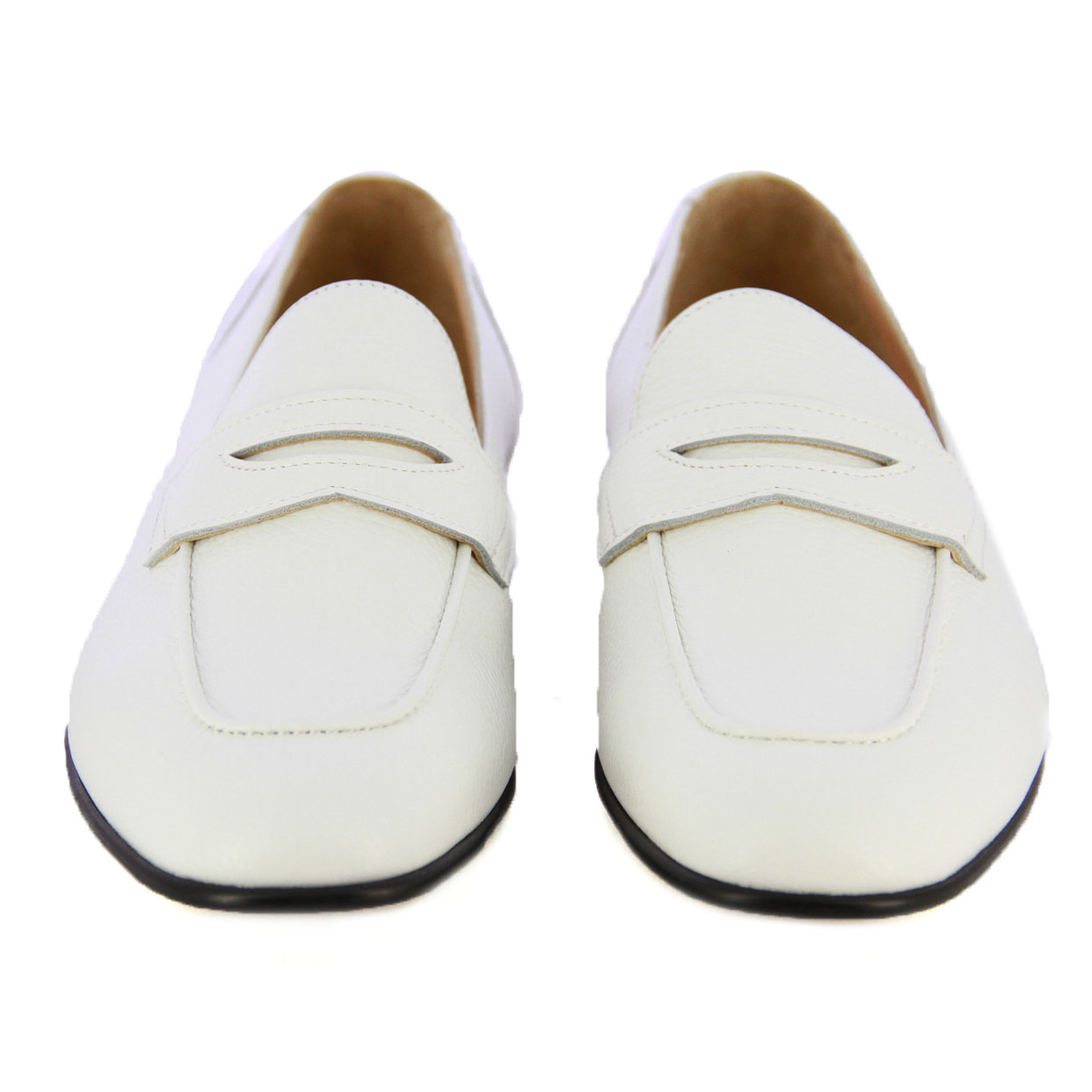Formal Slip-On Loafer -White - Image 3