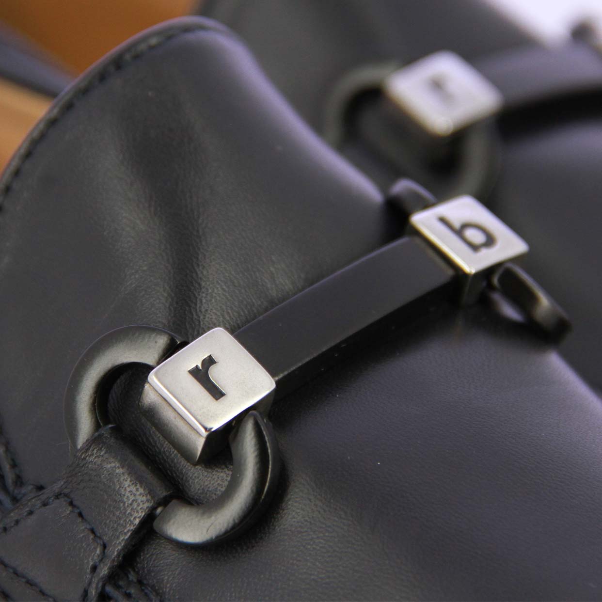 Leather Loafer -Blue - Image 4