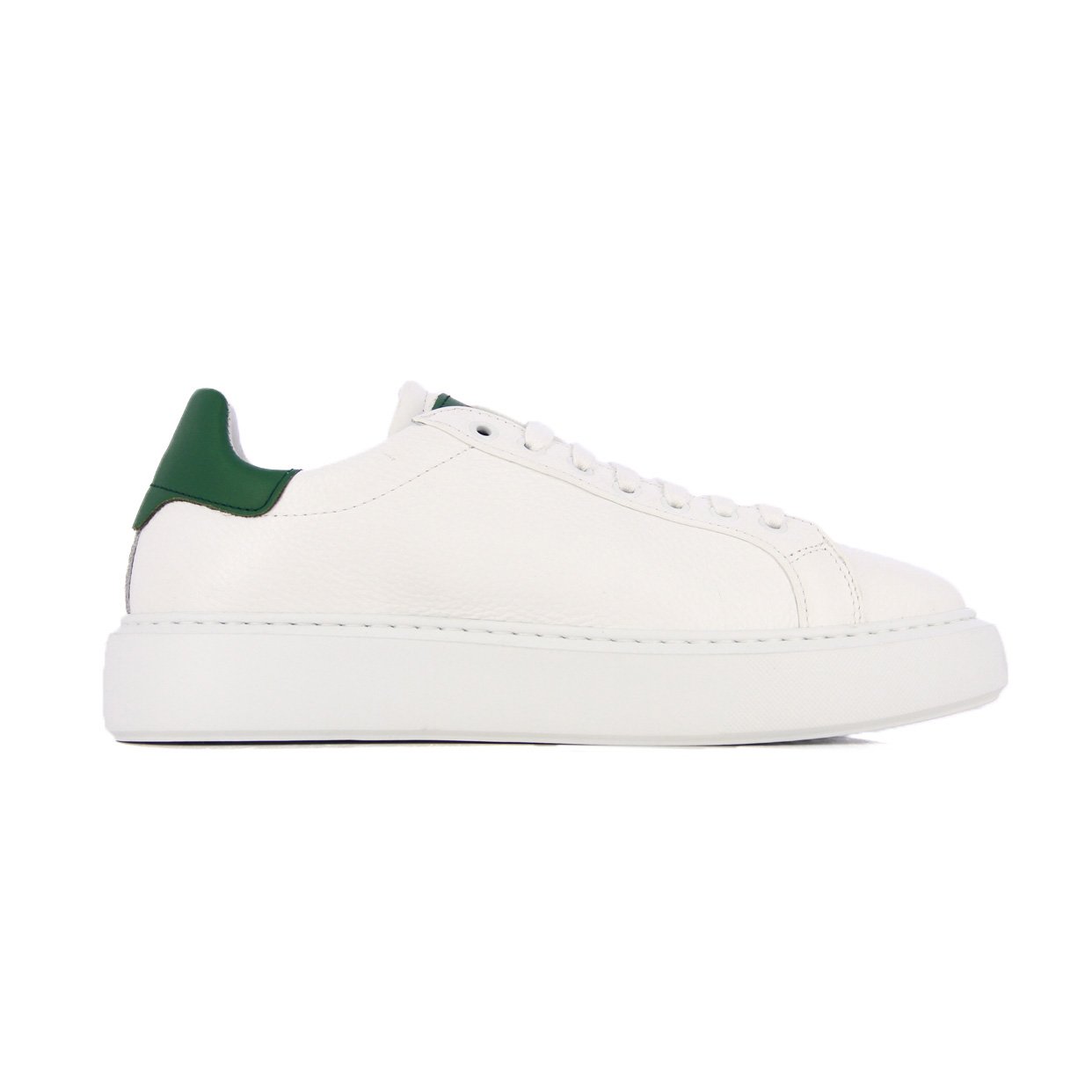 Low Top Sneaker -White/Green
