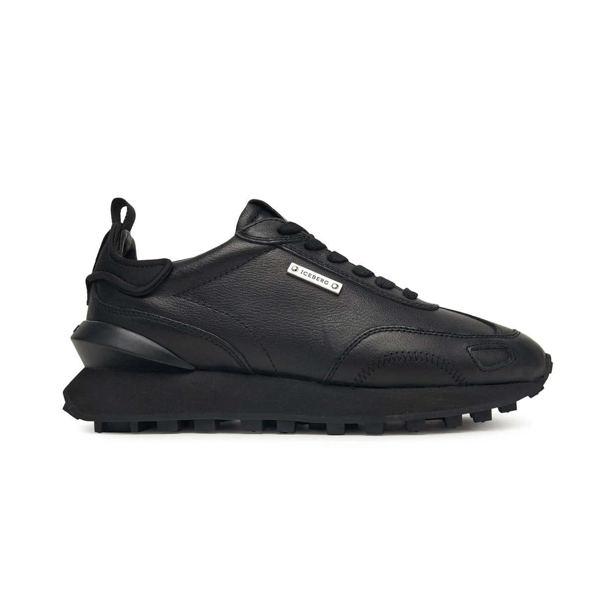 Runner-Inspired Sneaker -Black