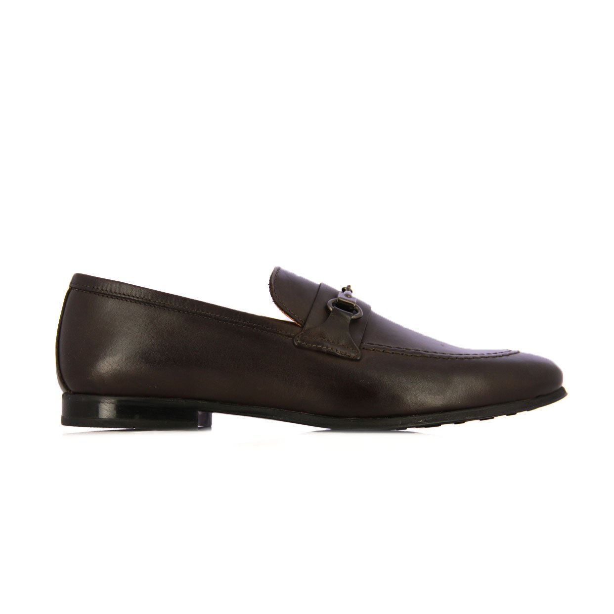Formal Buckle Loafers -Brown