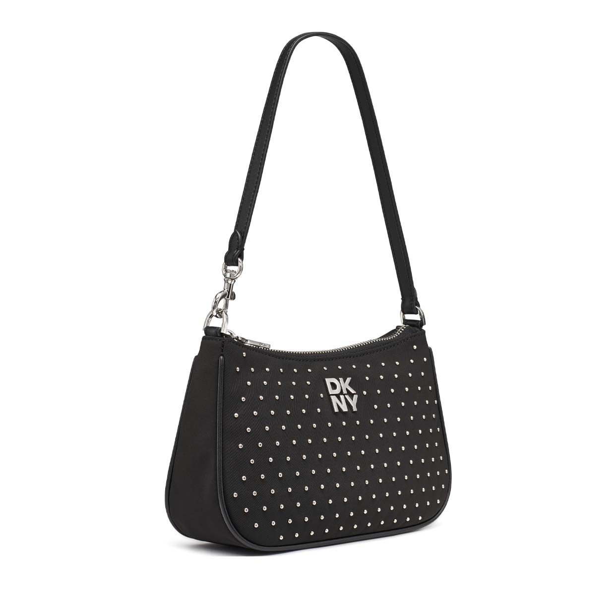 Jenny Shoulder Bag -Black/Silver - Image 2