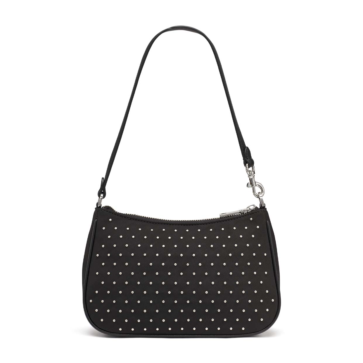 Jenny Shoulder Bag -Black/Silver - Image 5