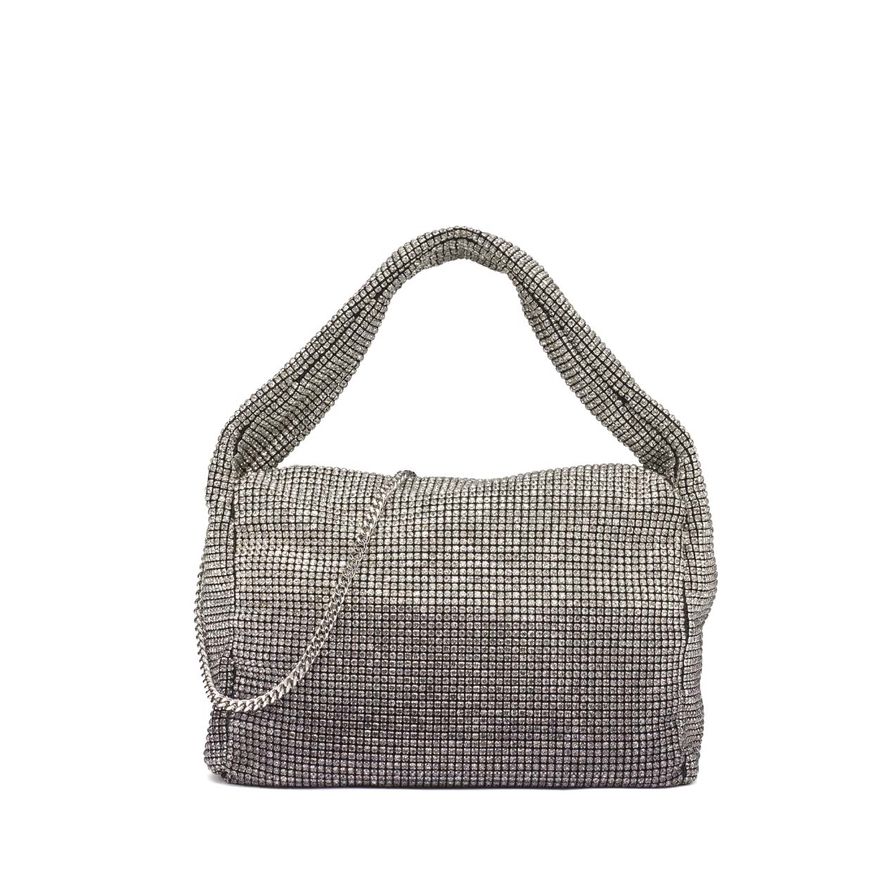 Agnes Shoulder Bag -Black/Silver