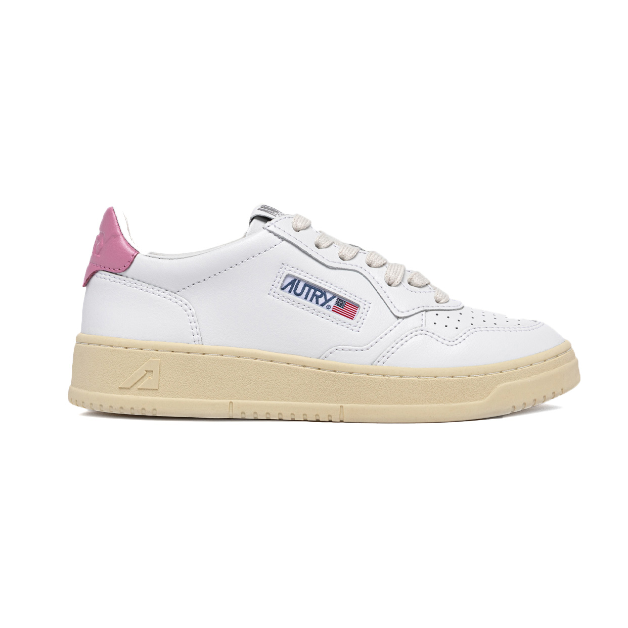Medalist Low Sneakers -White/Pink