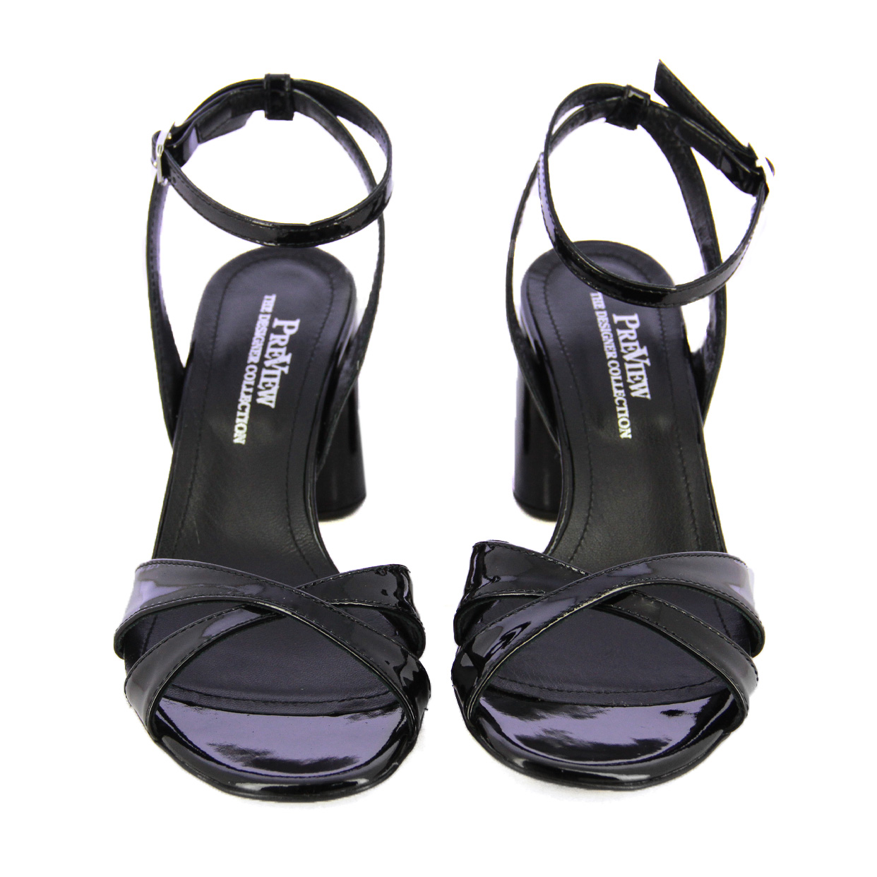 Ankle Strap Sandals -Black - Image 3