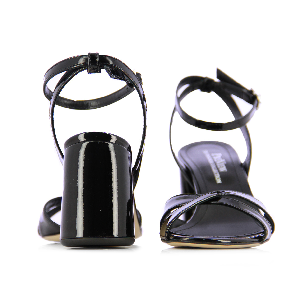 Ankle Strap Sandals -Black - Image 5