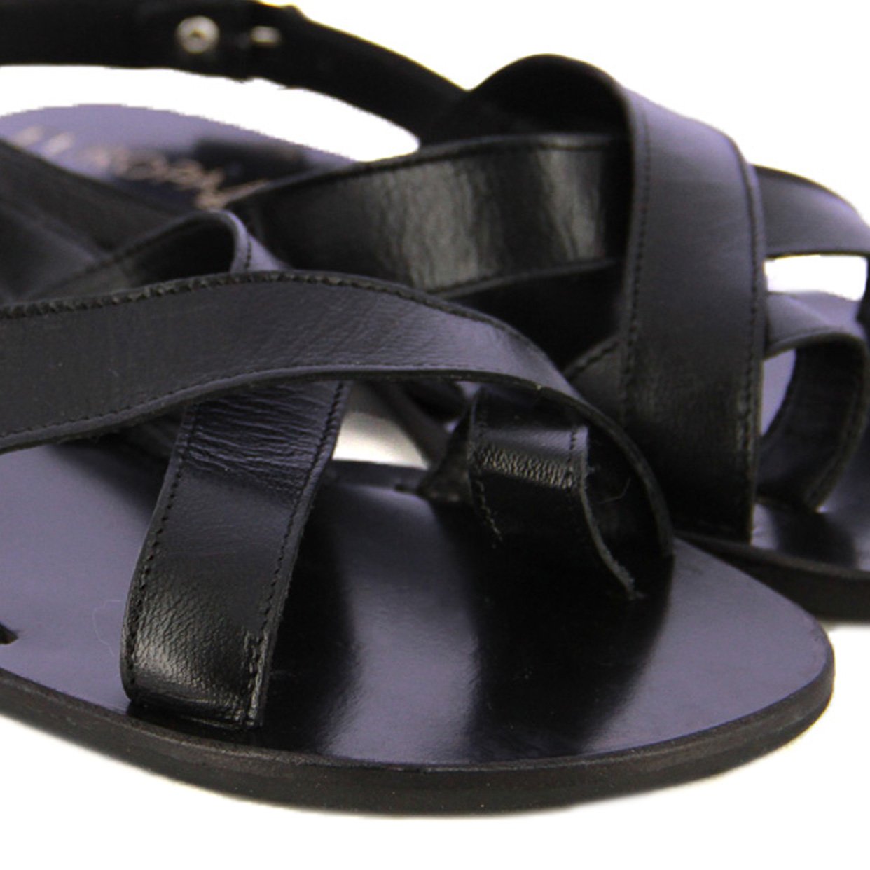Strappy Sandals -Black - Image 4