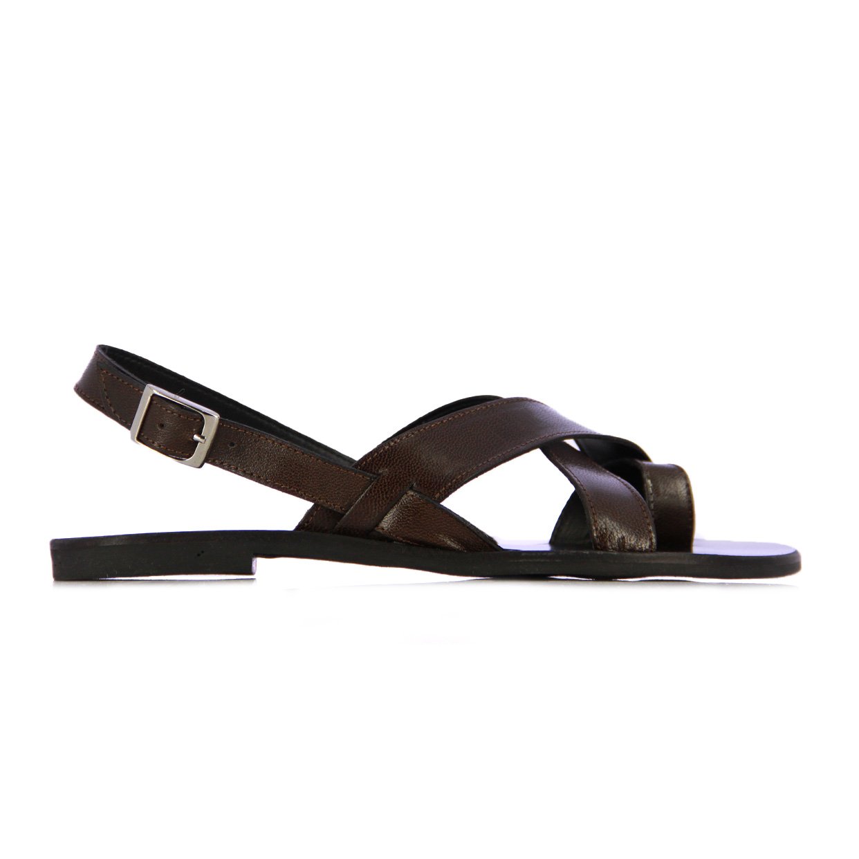 Strappy Sandals -Dark Brown