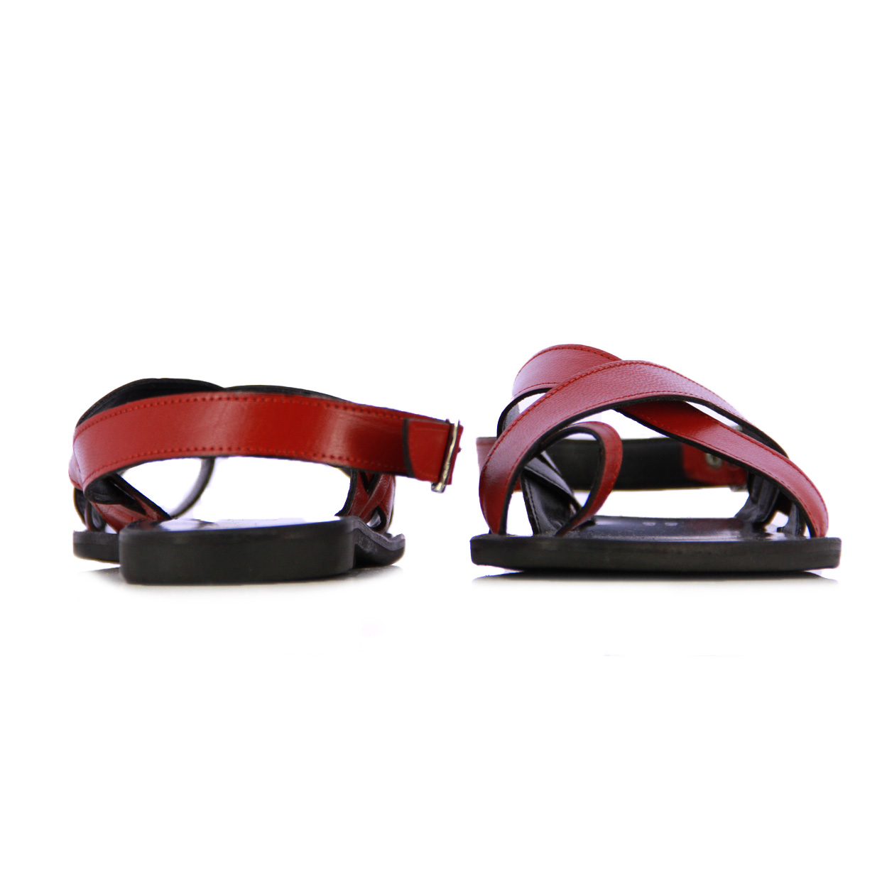 Strappy Sandals -Red - Image 5