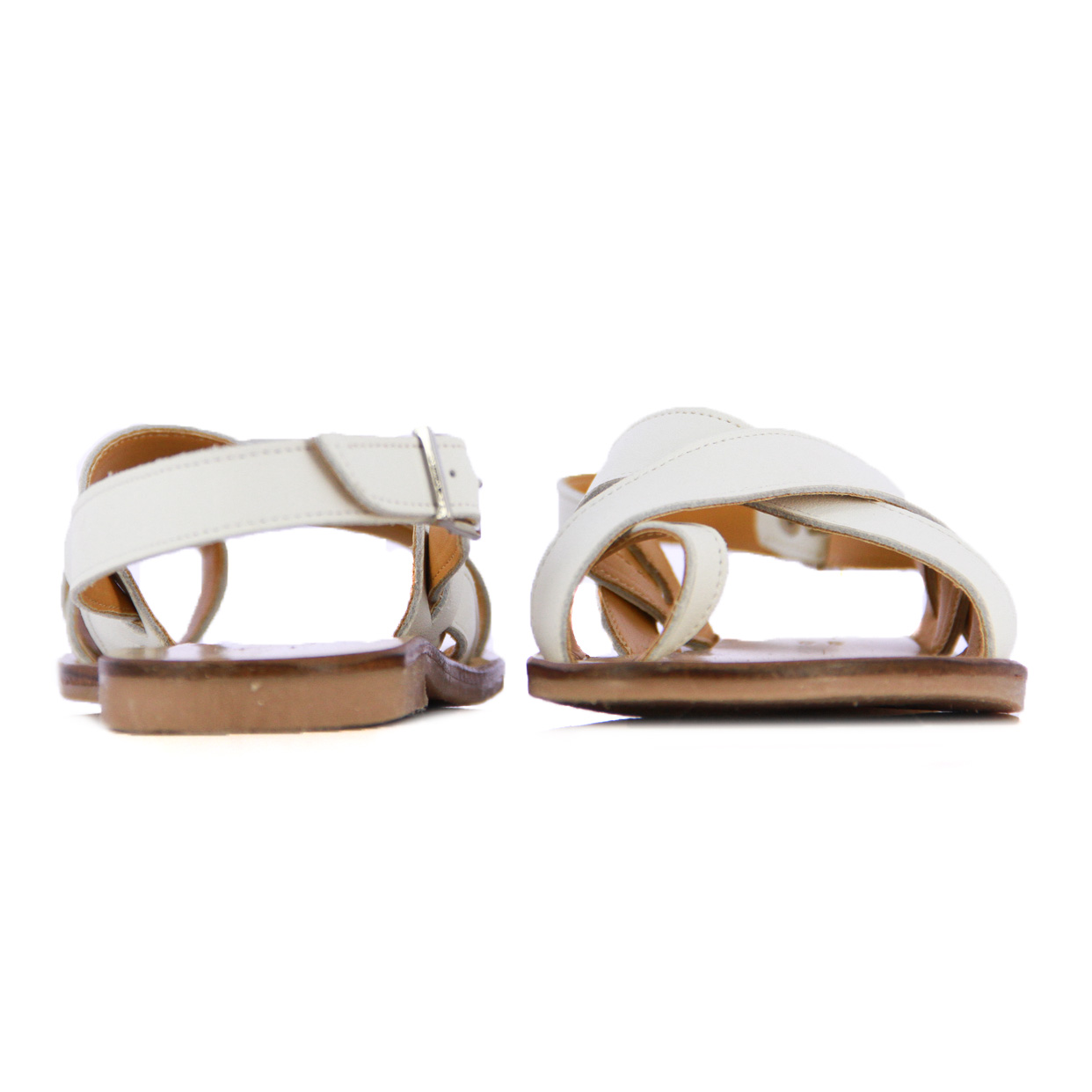 Strappy Sandals -White - Image 5
