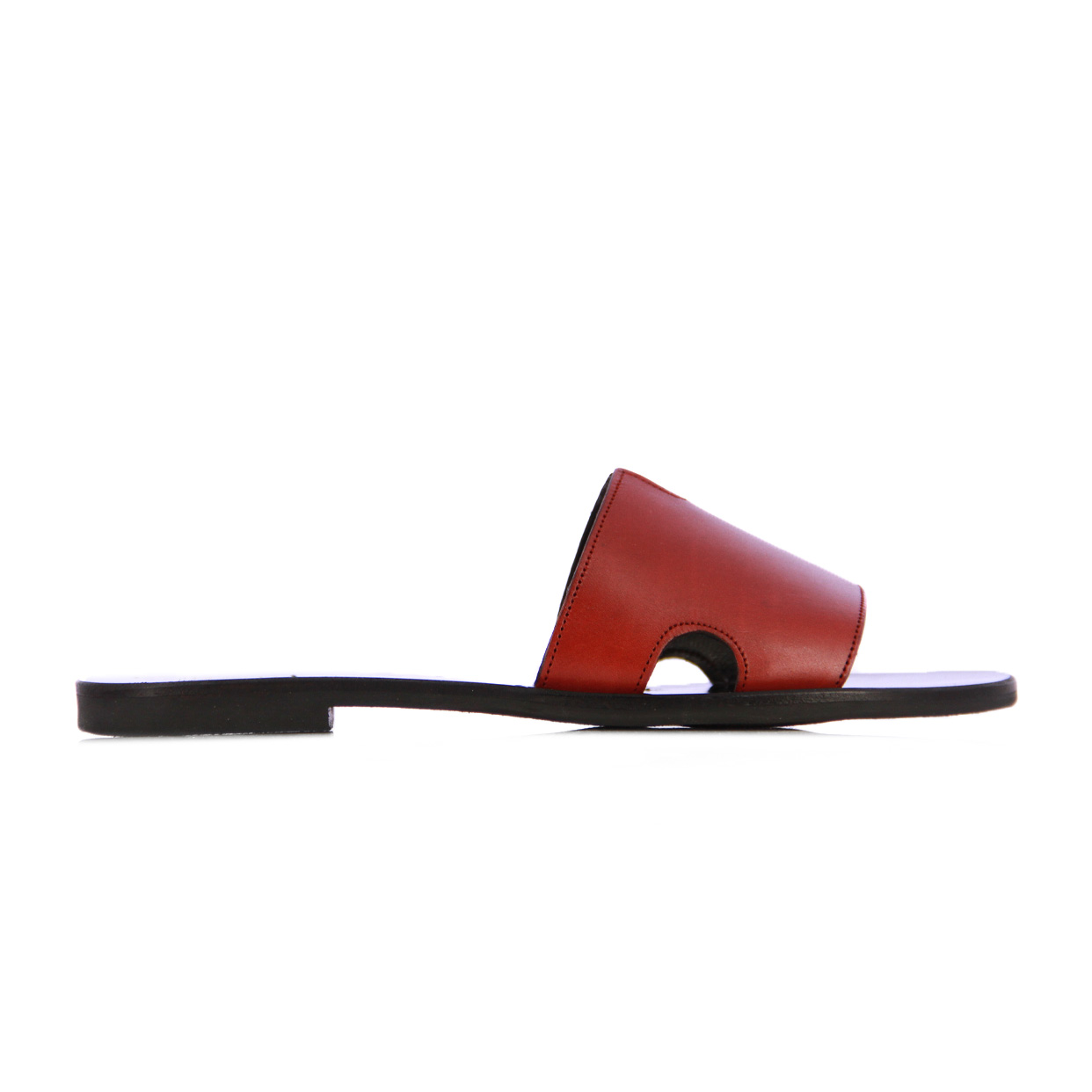 Slip On Sandal -Wine