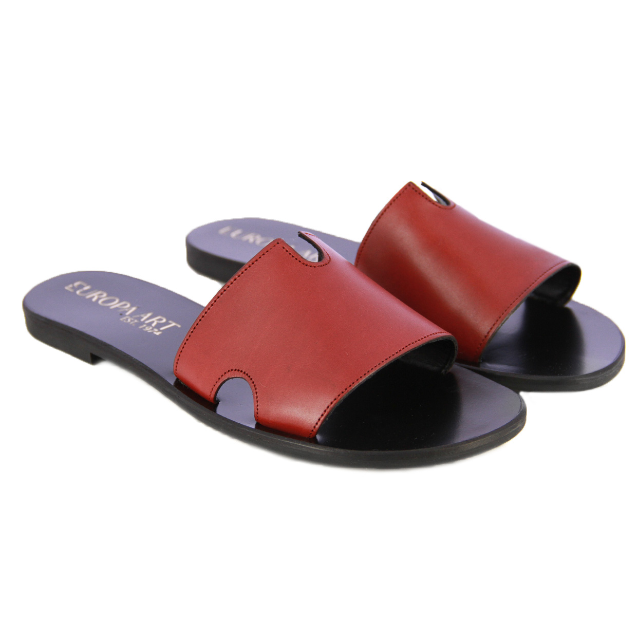 Slip On Sandal -Wine - Image 2