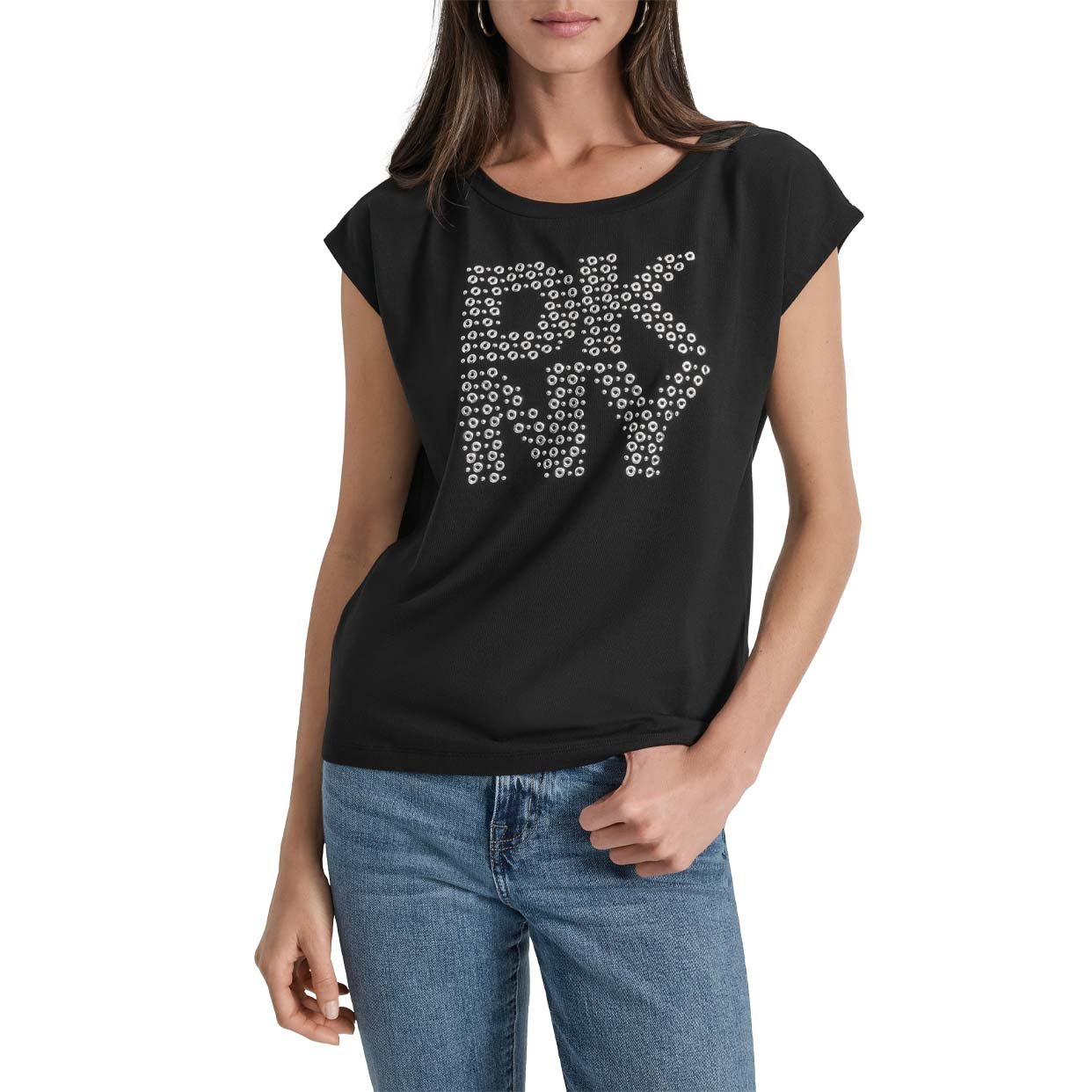 Logo Grommet Tee -Black