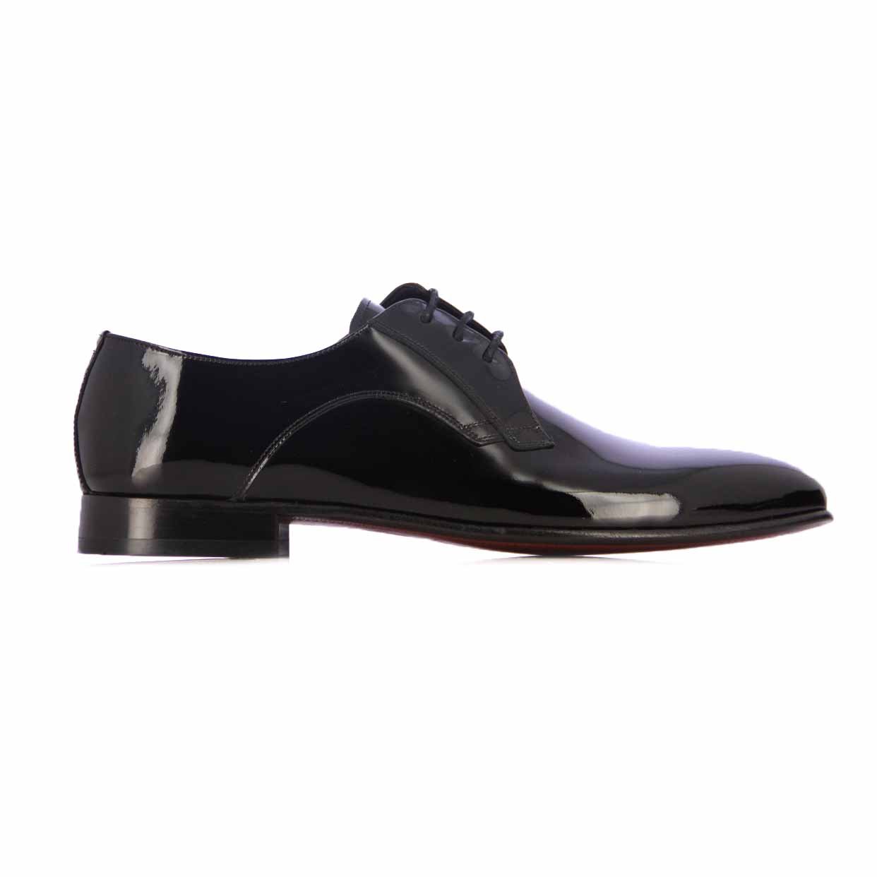 Formal Patent Lace-Up Shoe -Black
