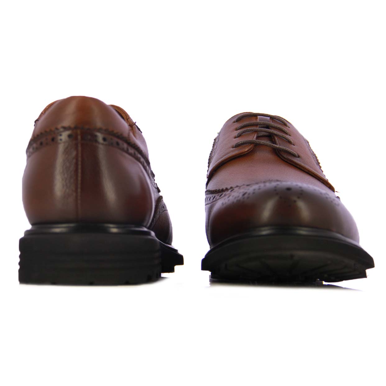 Formal Lace-Up Shoes -Tan - Image 5