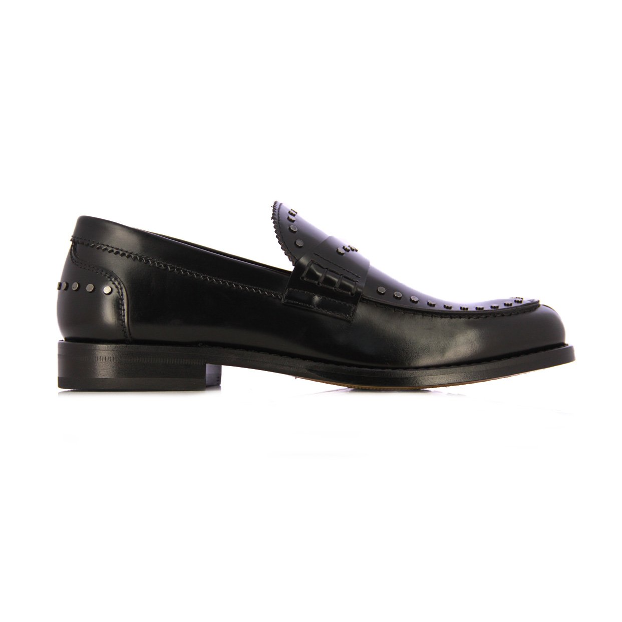 Stud Loafers -Black