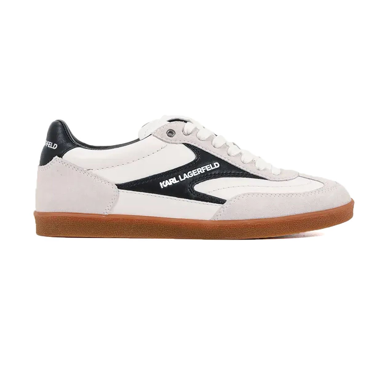 Kandidate Lo Lace Mix Sneakers -White/Black