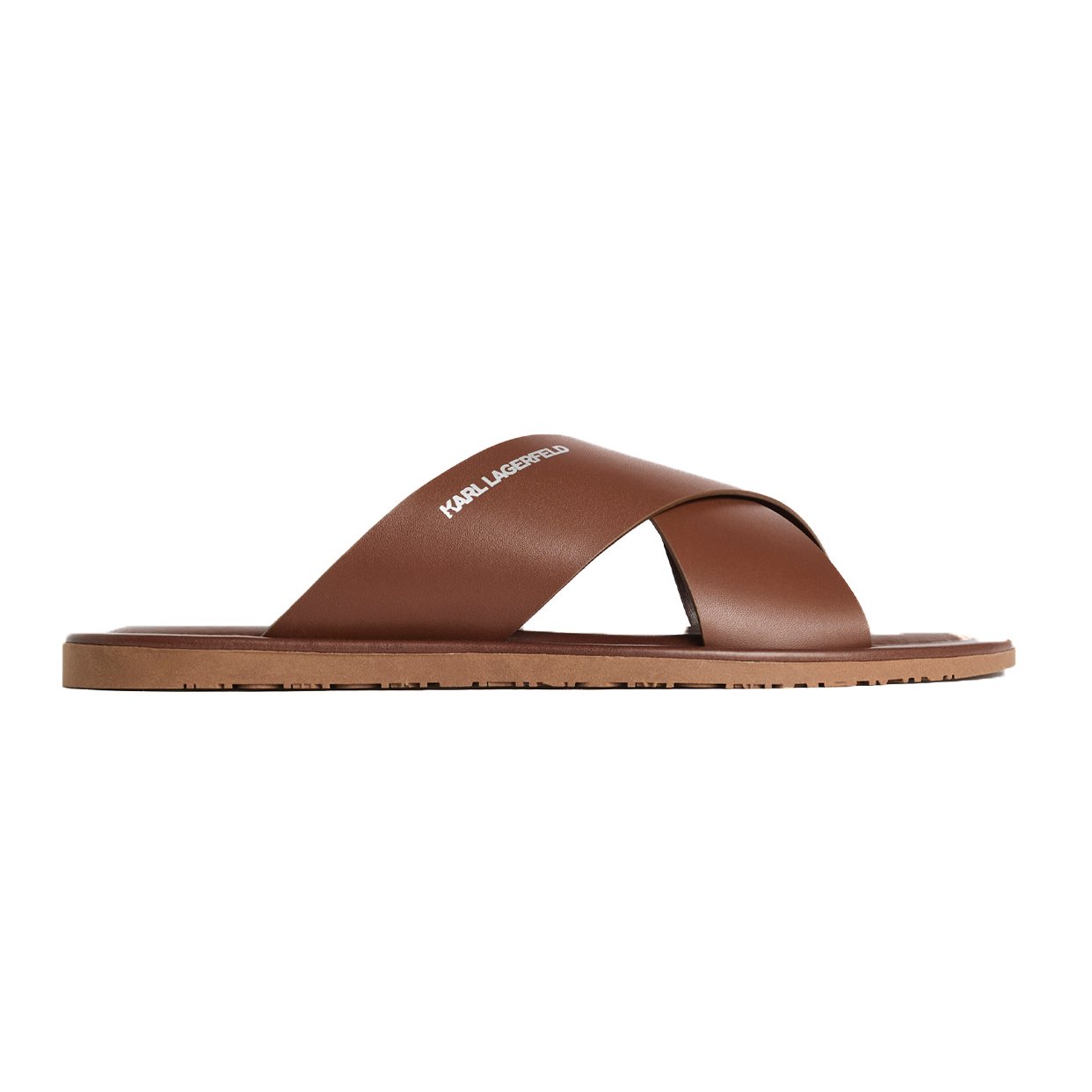Kastor III Kross Strap Sandal -Dark Brown
