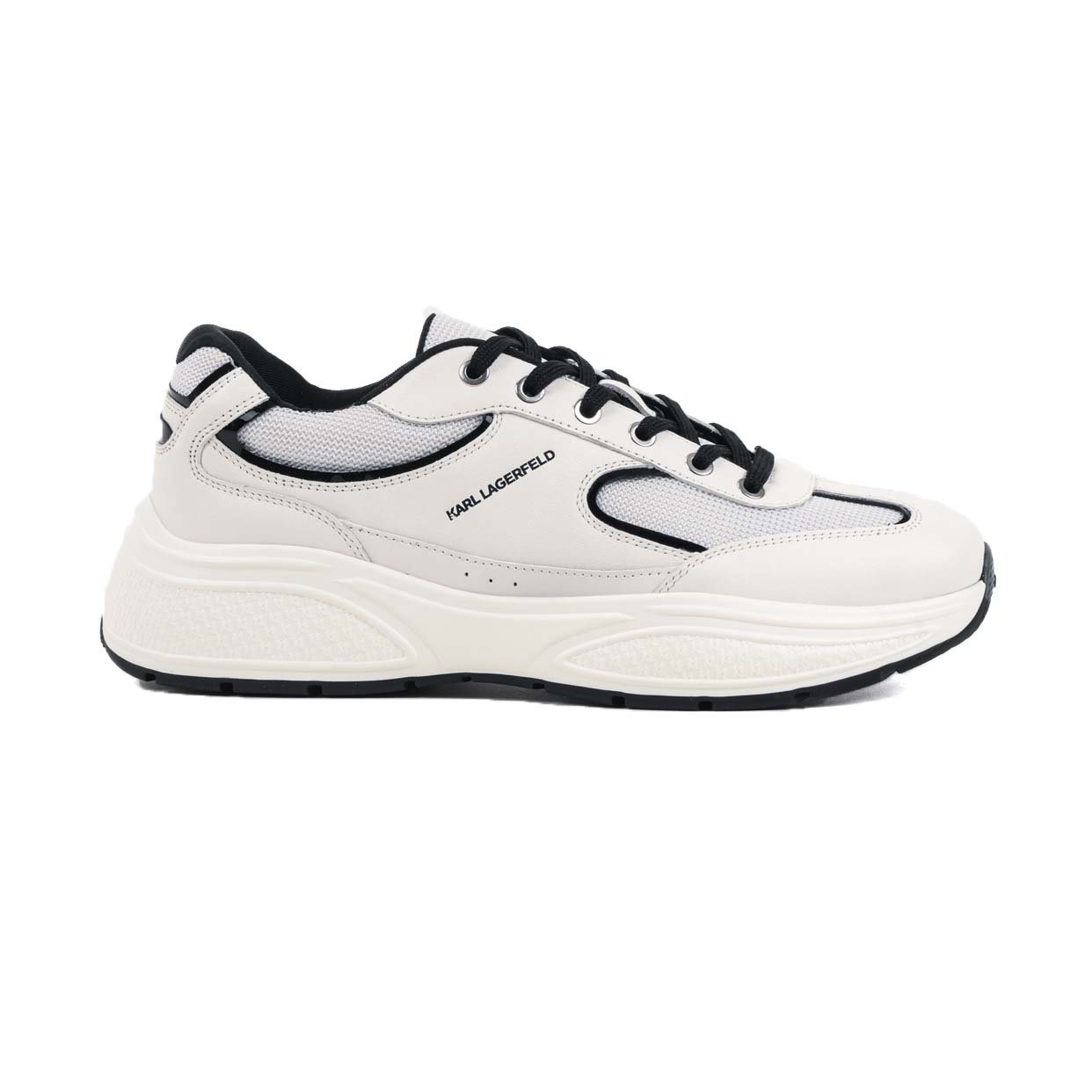 Vesta Lo Lace Mix Sneaker -White