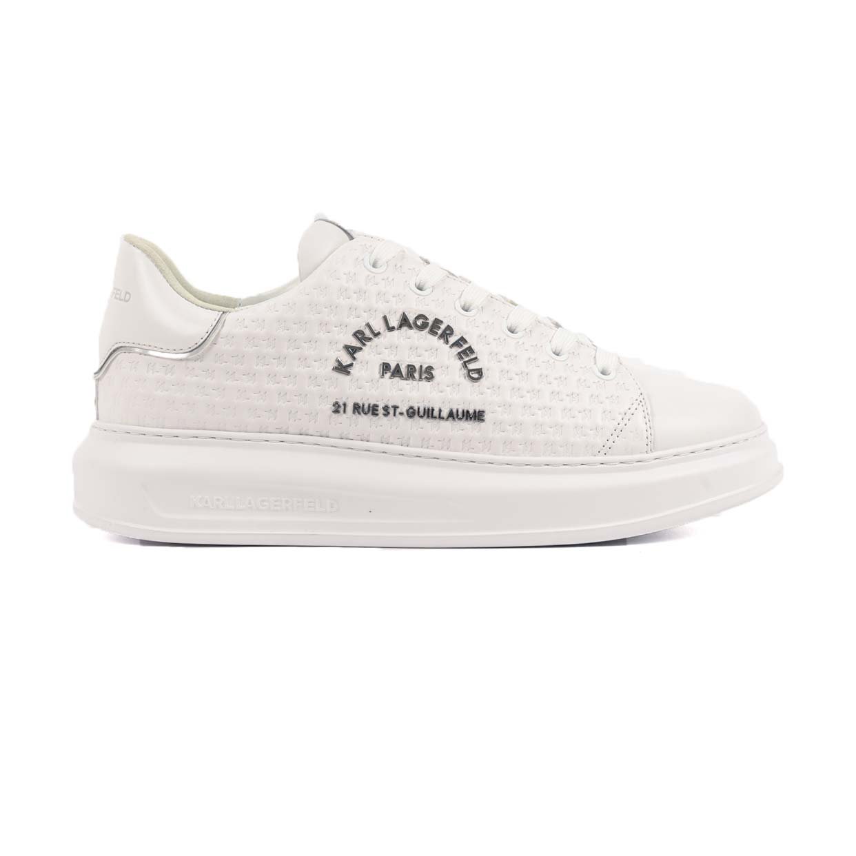 Kapri Microgram Lo Sneaker -White