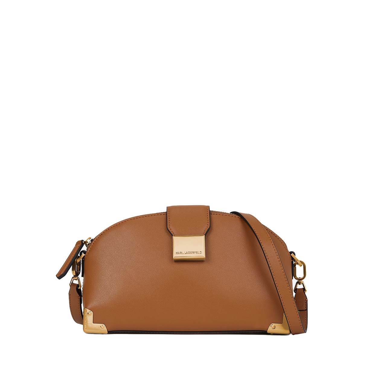 K/Trunk Small Crossbody Bag -Dark Tan