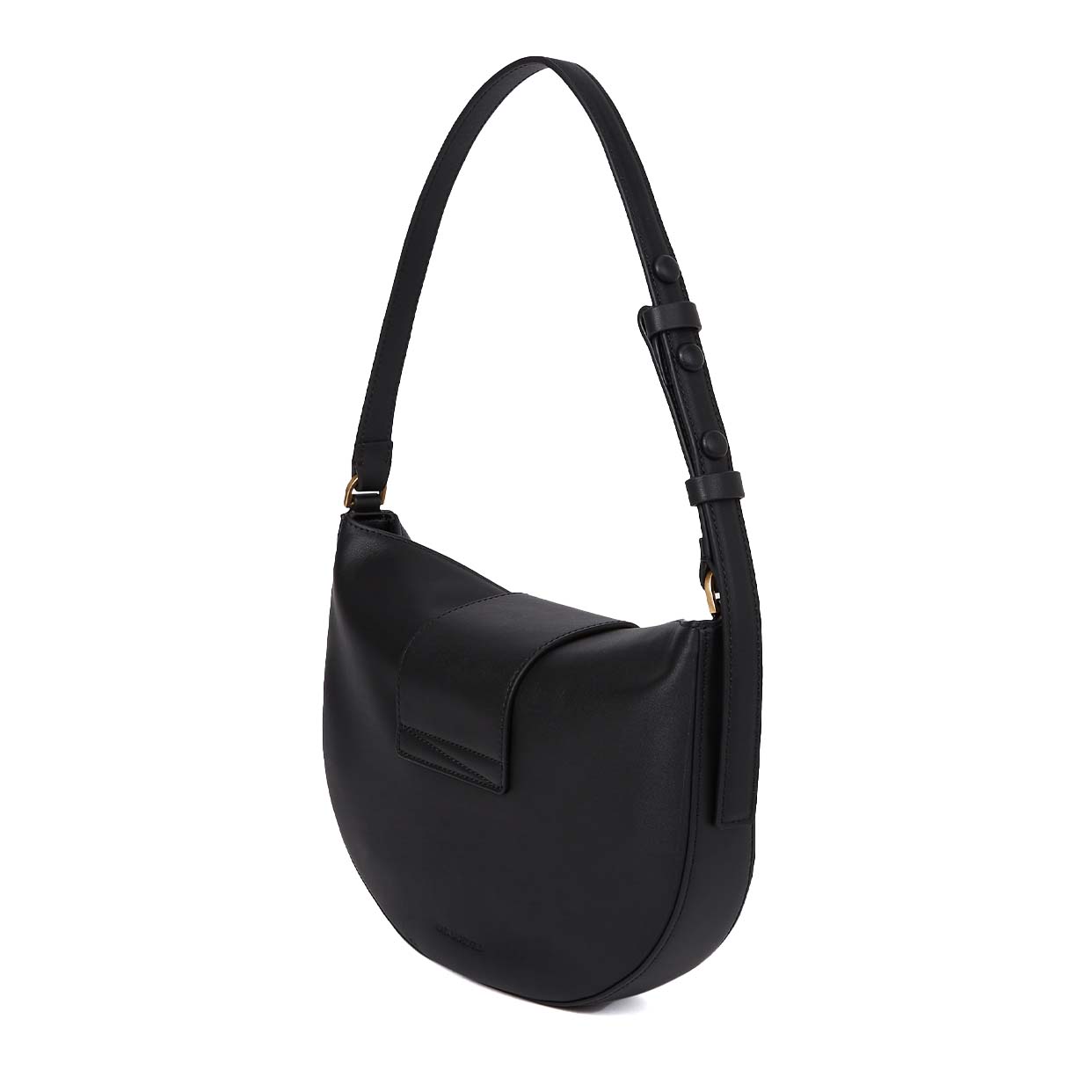 K/Signature Moon Bag -Black/Gold - Image 5