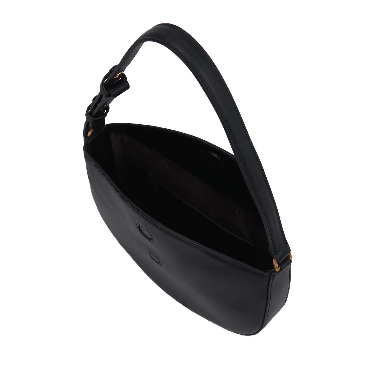 K/Signature Moon Bag -Black/Gold - Image 4