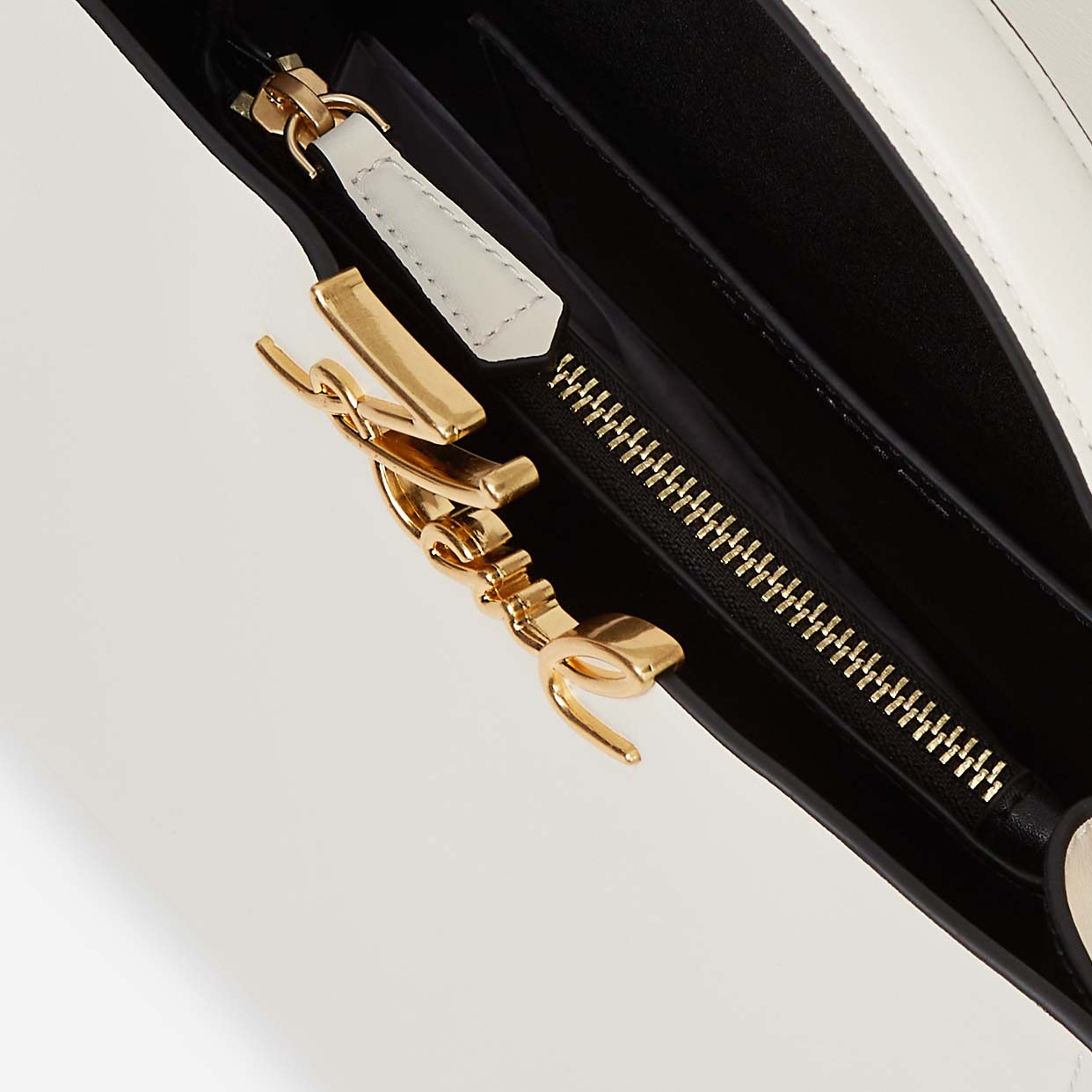 K/Signature Medium Top Handle Bag -Off White - Image 3