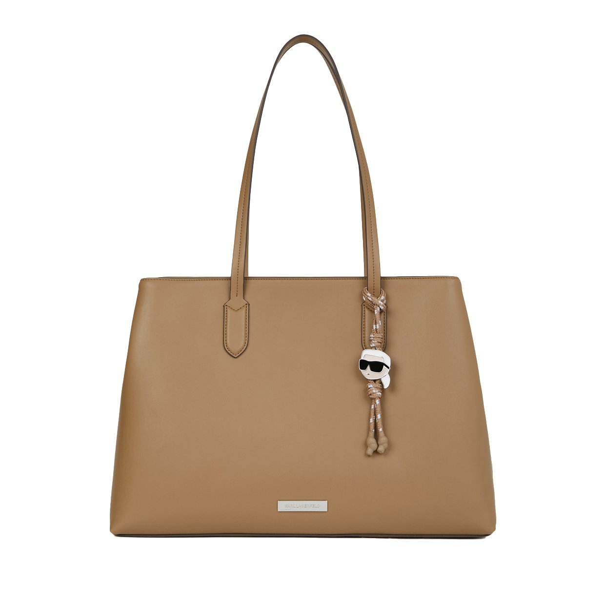 Ikon Smooth Large Tote Bag -Mushroom Brown
