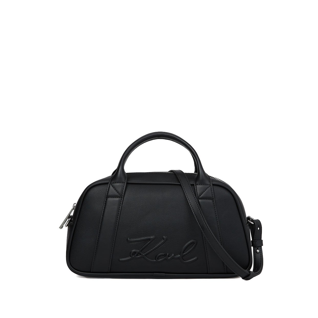 K/Ville Medium Bowling Bag -Black/Nickel