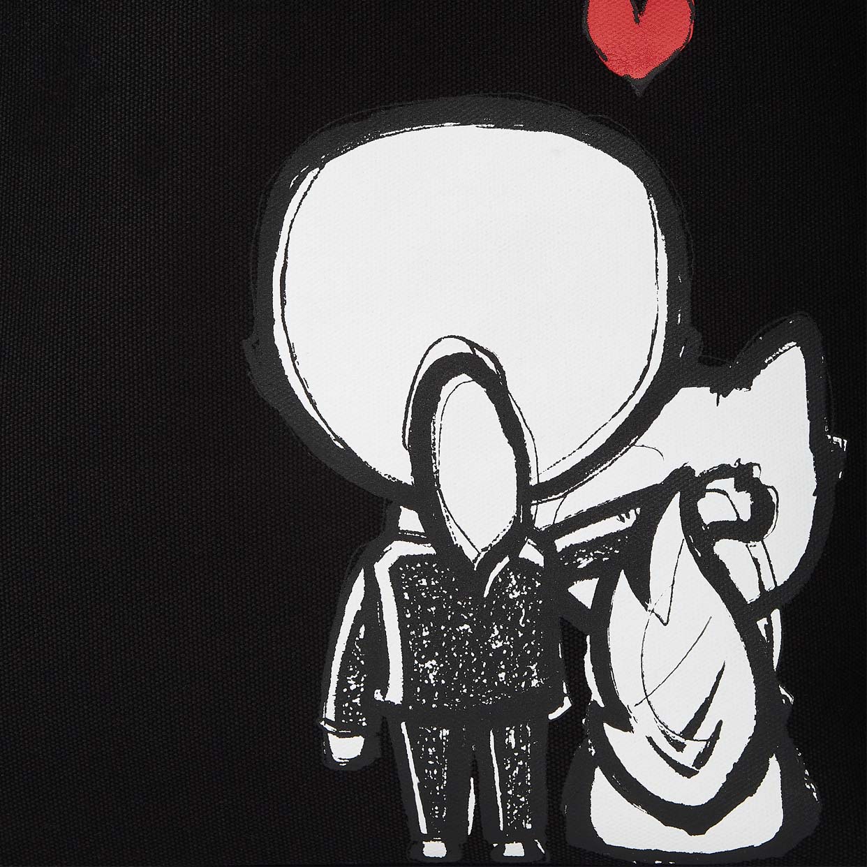 Ikon Hearts Shopper -Black - Image 3